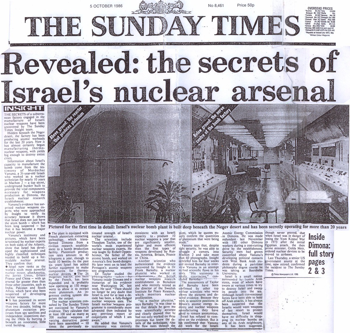 Israel's nuclear weapons