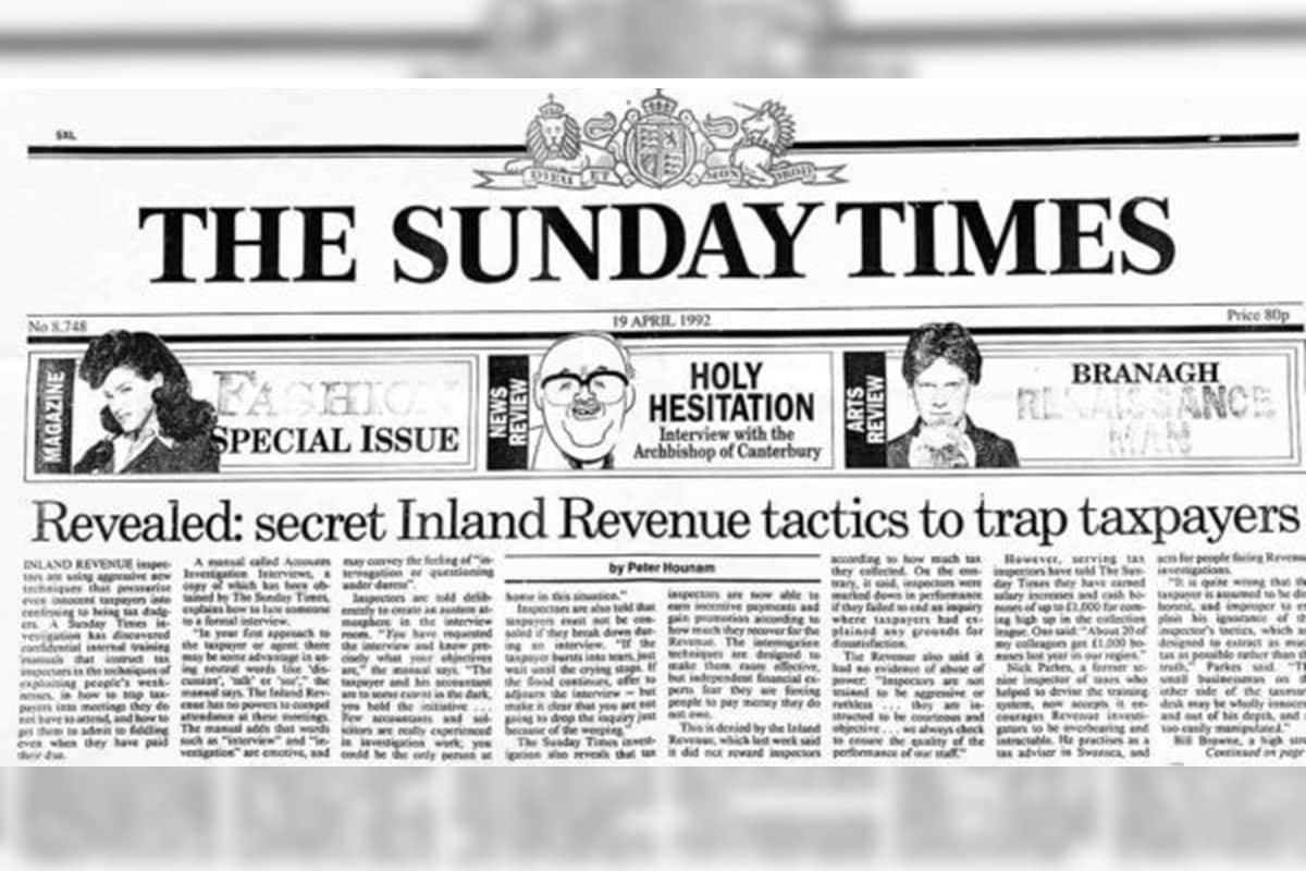 Revealed: Secret Inland Revenue Tactics to Trap Taxpayers